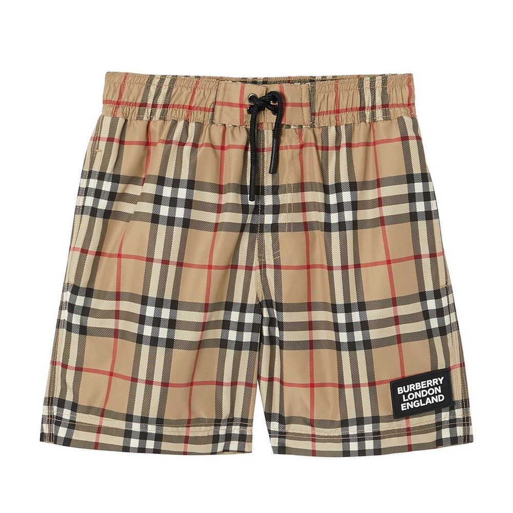 BURBERRY KAMERON CHECK SWIMWEAR BOYS 6y NWT